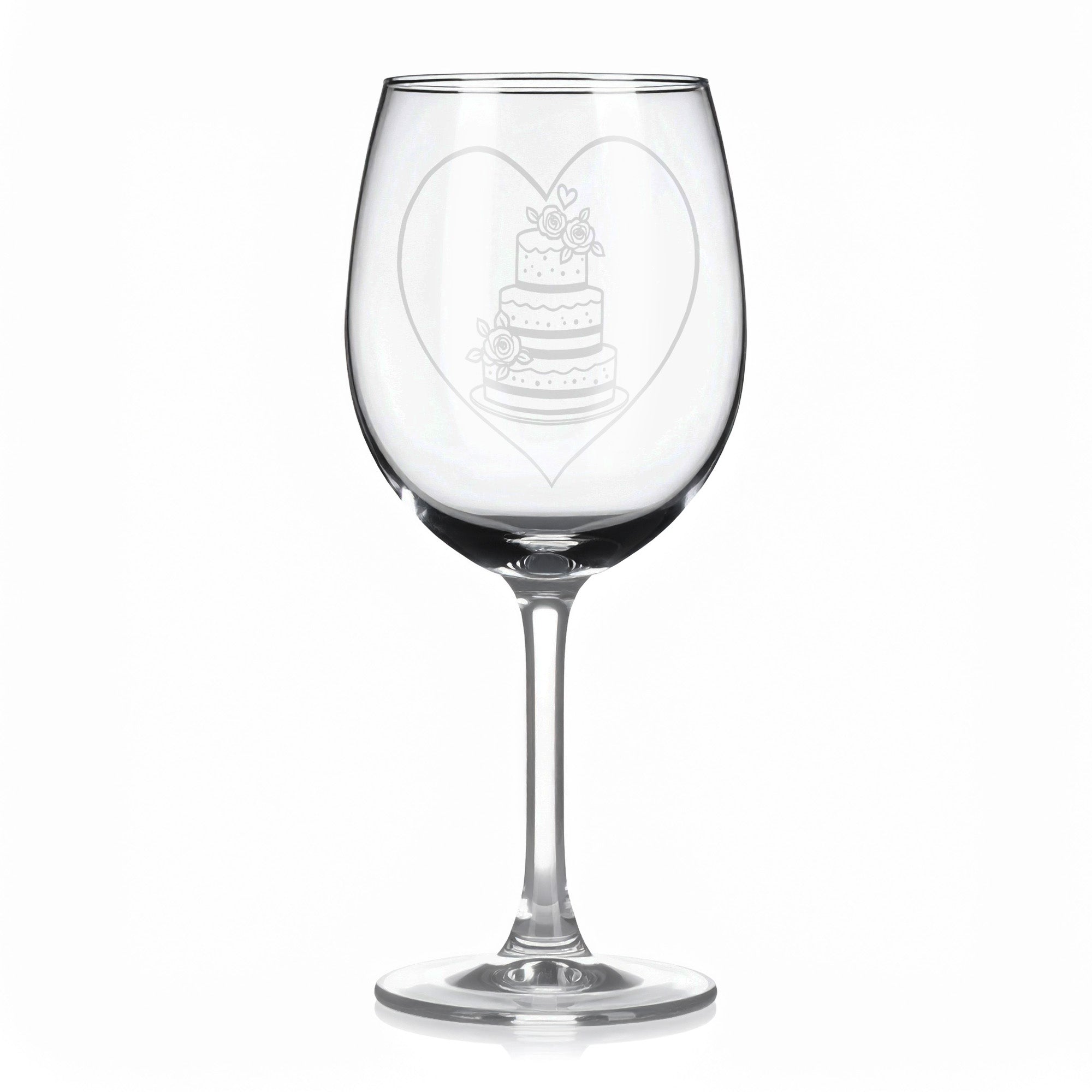 Sklenice na víno - Zamilovaný motiv 63
