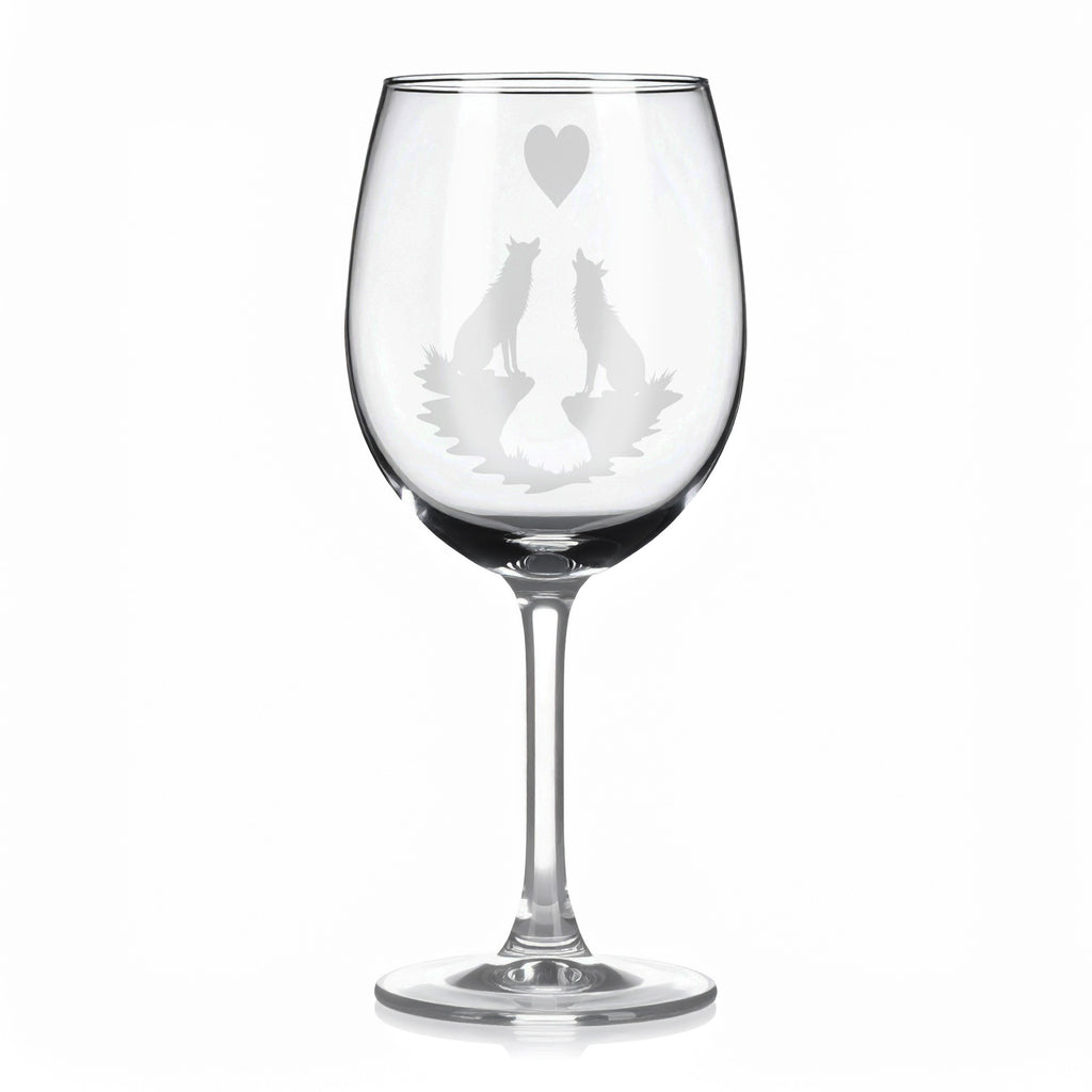 Sklenice na víno - Zamilovaný motiv 100