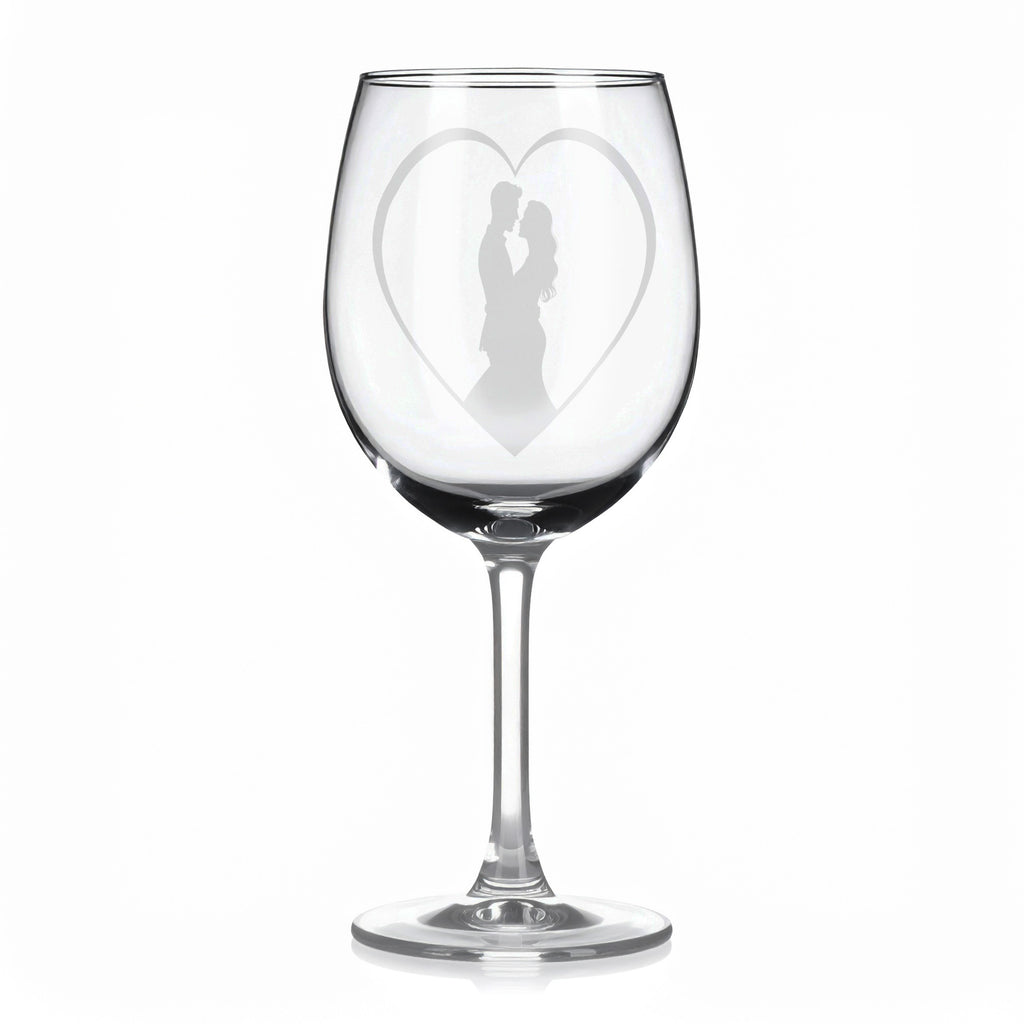 Sklenice na víno - Zamilovaný motiv 103