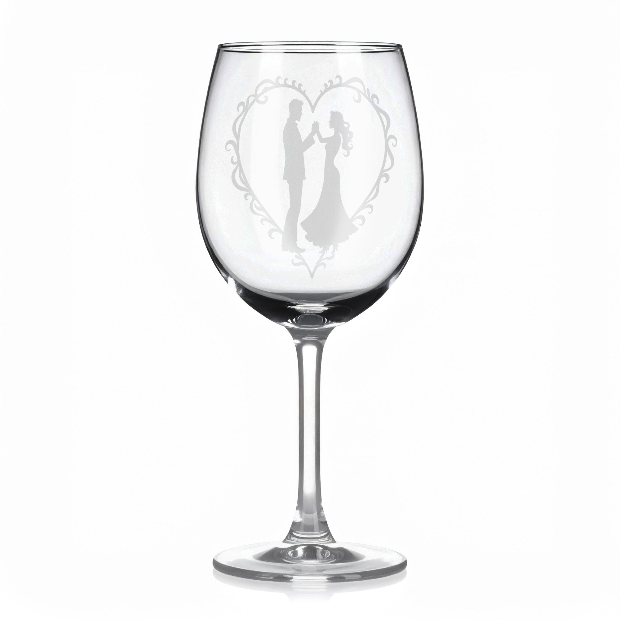 Sklenice na víno - Zamilovaný motiv 112