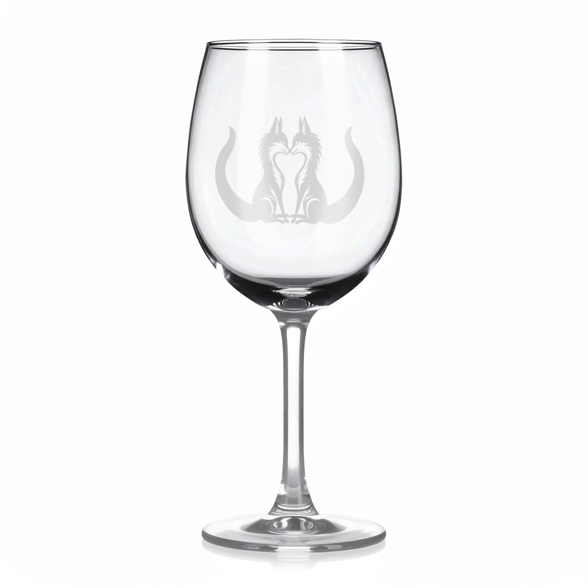 Sklenice na víno - Zamilovaný motiv 143