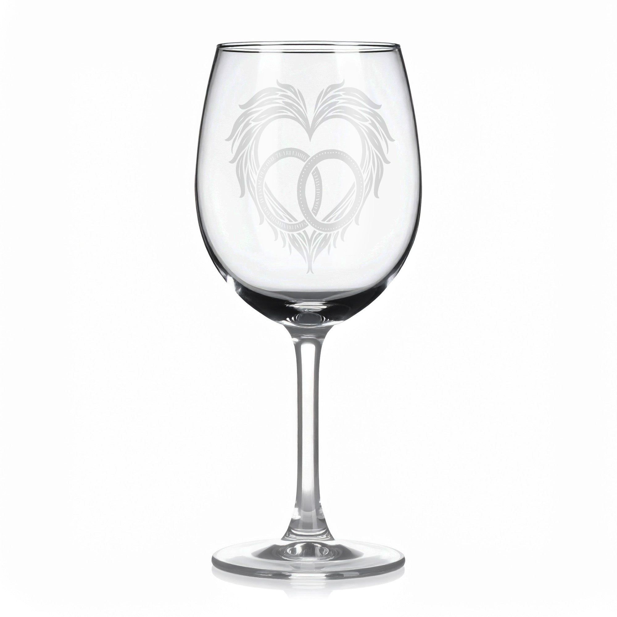 Sklenice na víno - Zamilovaný motiv 150