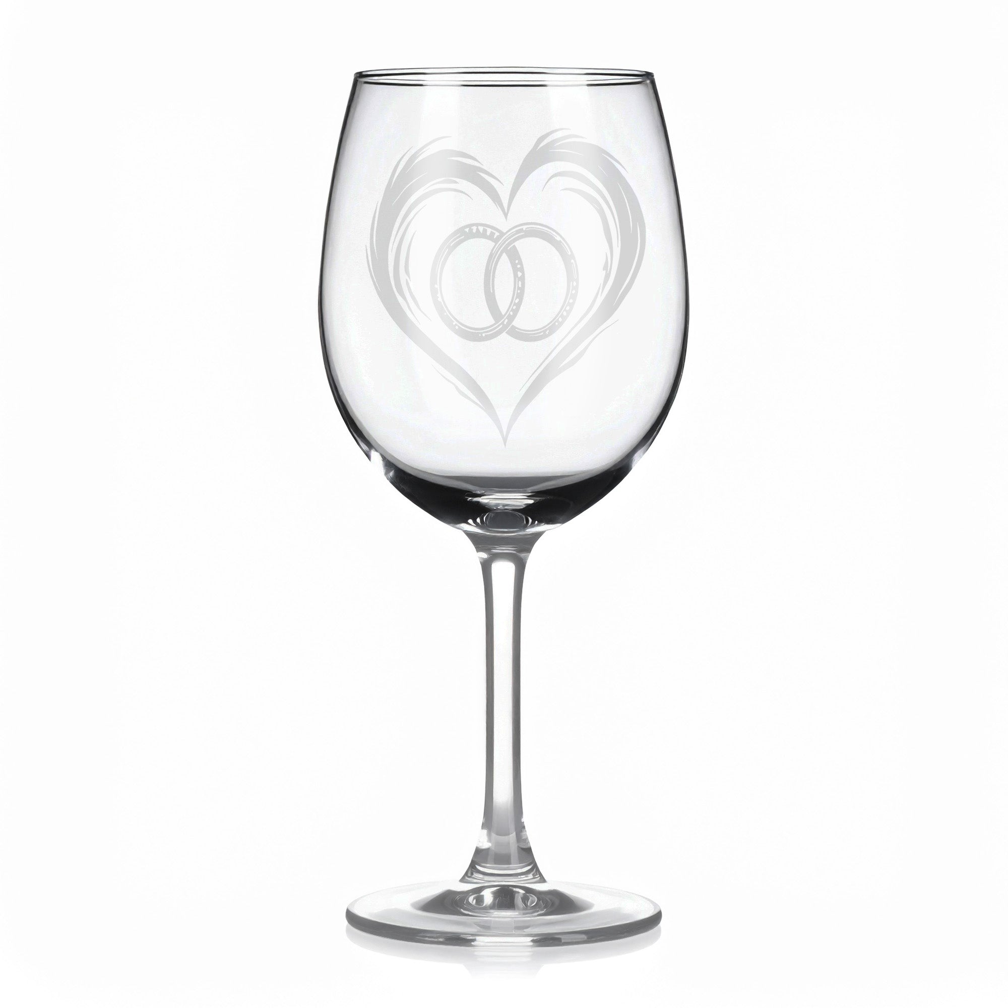 Sklenice na víno - Zamilovaný motiv 151