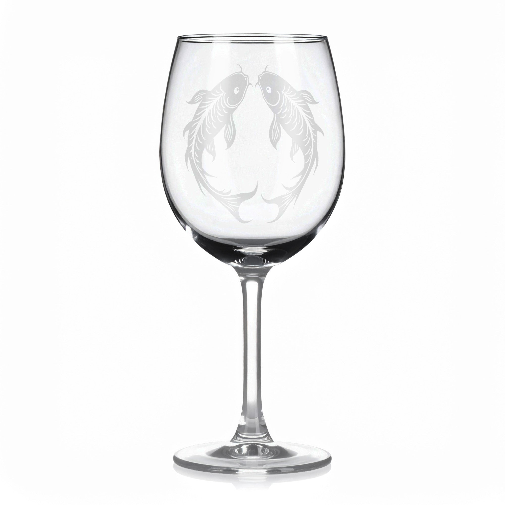 Sklenice na víno - Zamilovaný motiv 154