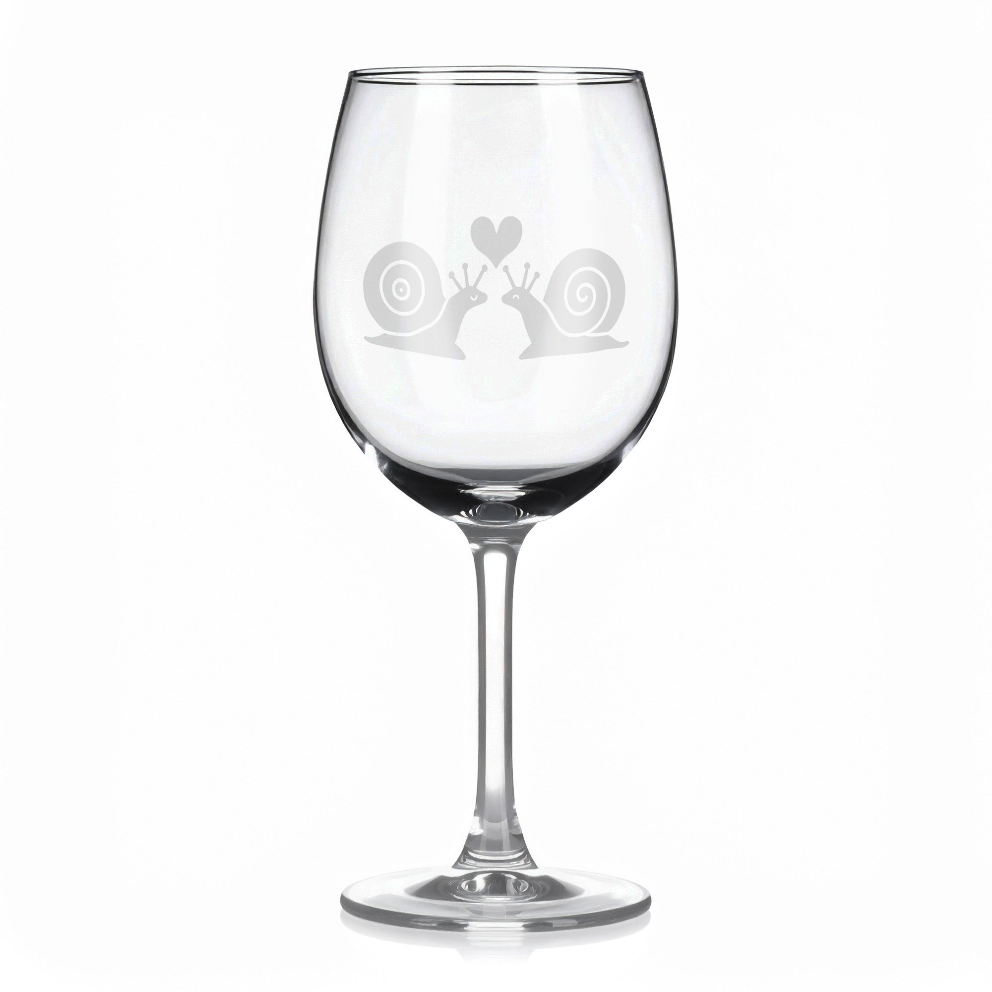 Sklenice na víno - Zamilovaný motiv 157
