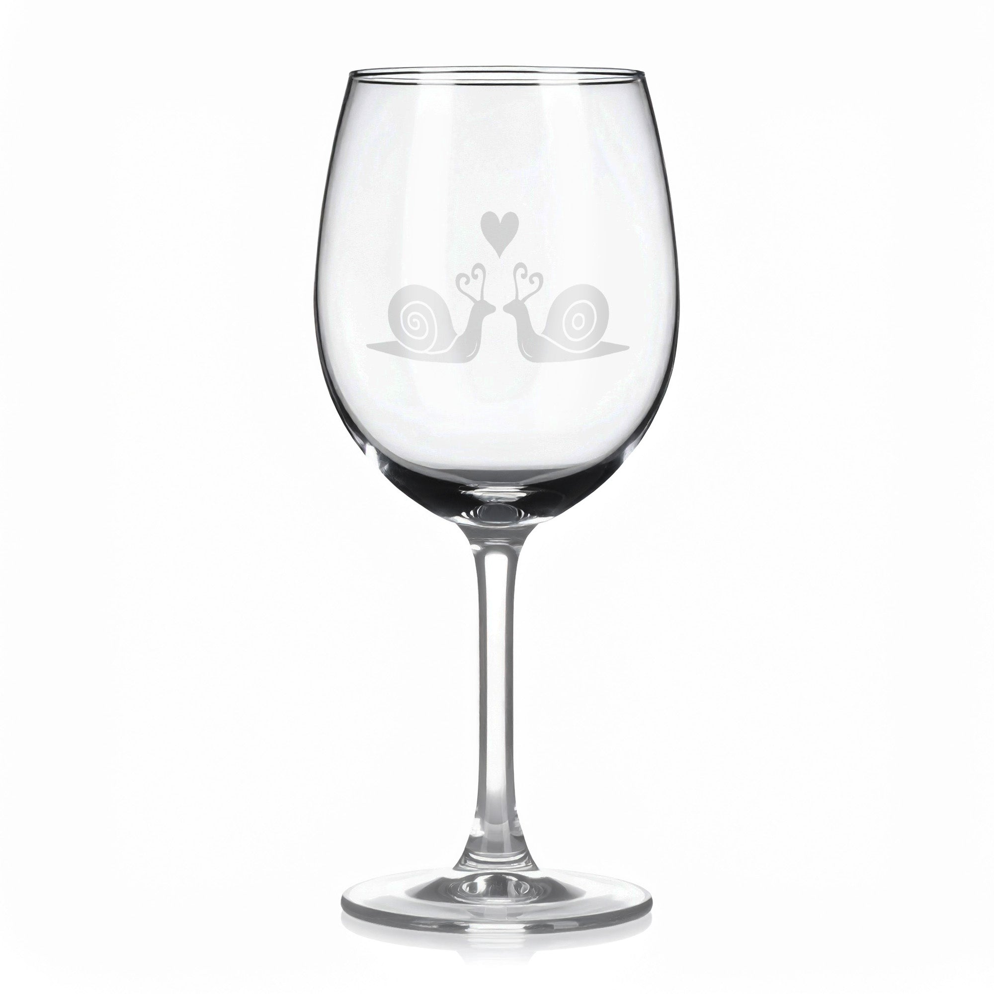 Sklenice na víno - Zamilovaný motiv 158