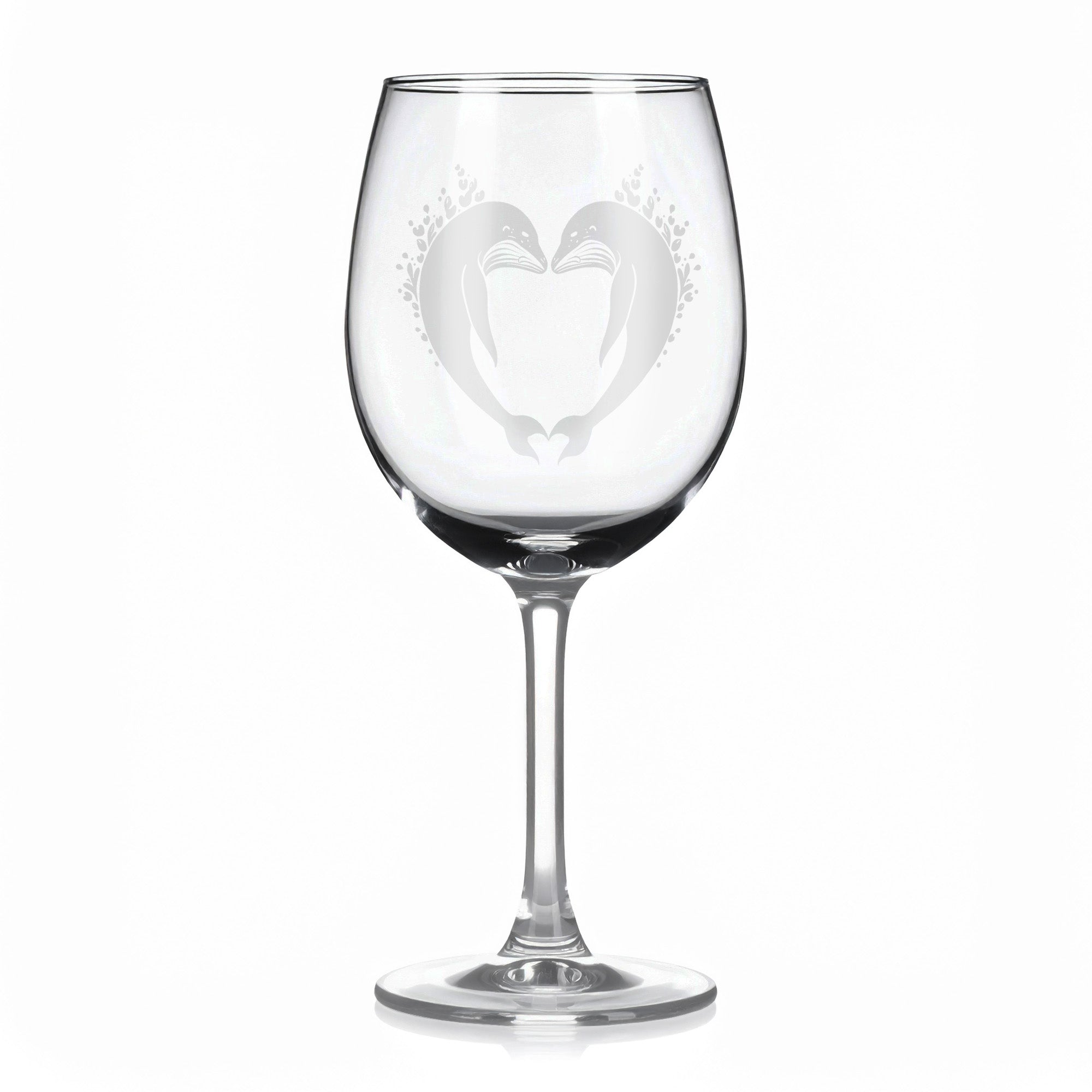 Sklenice na víno - Zamilovaný motiv 160